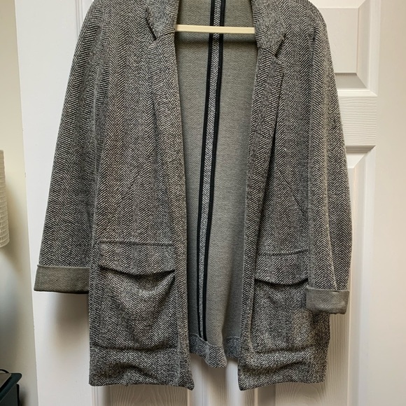 Top shop stretch tweed open blazer - Picture 1 of 2